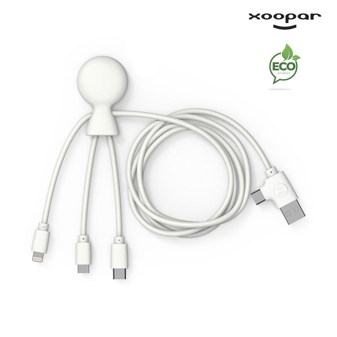 Cable multi connectiques – Mr bio Long recycle Xoopar personnalise-12