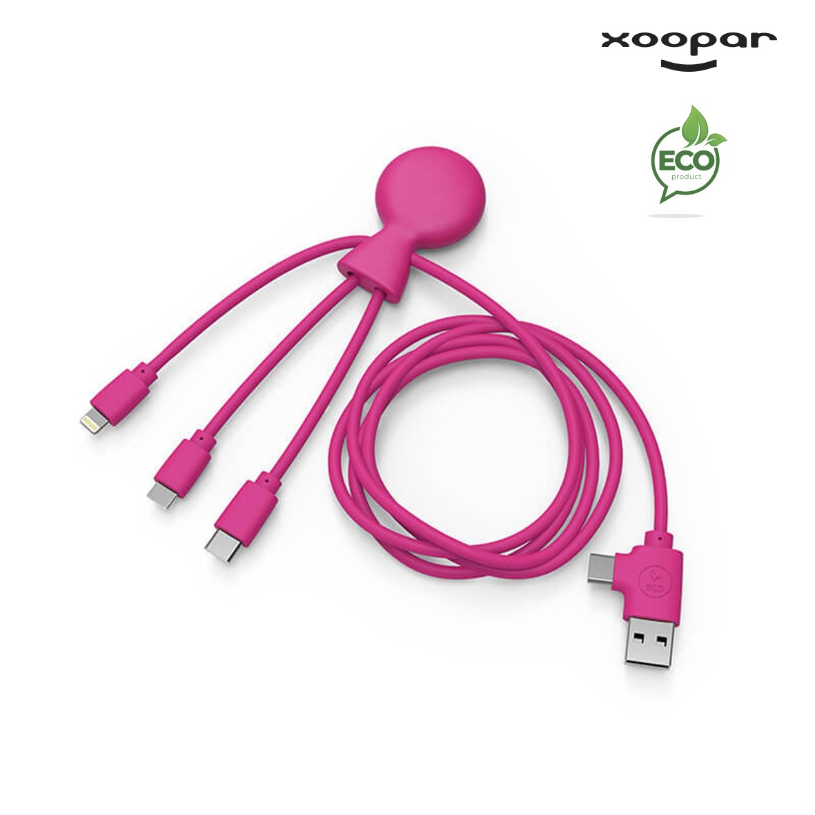 Cable multi connectiques – Mr bio Long recycle Xoopar personnalise-13